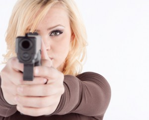 Woman-Shooting-Gun